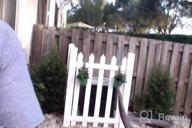 img 1 attached to Add Charm To Your Outdoor Space With Scalloped Picket Accent Fence And Dog Ear Shaped Cap review by Eric Edgar