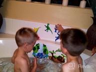 img 1 attached to Let Your Child'S Imagination Soar With Edushape'S Dinosaur Magic Creations Foam Sticker Bath Play Set - Create Endless Scenes With Wet And Stick Foam Pieces! review by Chad Cypert