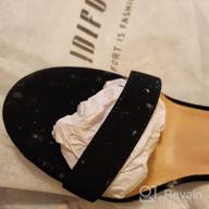 img 1 attached to IDIFU Women'S IN4 Cookie-HI Chunky High Heel Sandals: Perfect For Weddings, Proms & Bridesmaids! review by Chase Steele