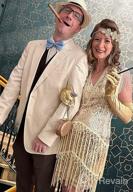 img 1 attached to 💃 Vintage Art Deco Dress - BABEYOND Roaring 20s Sequins Beaded Dress with Long Fringes, Great Gatsby Flapper Dress review by Renee Zahid