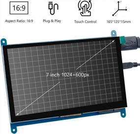 img 3 attached to Hosyond Display 1024×600 Capacitive Raspberry 7", 触摸屏,