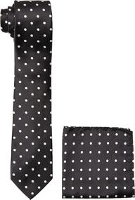 img 3 attached to Stacy Adams Satin Black White Men's Accessories better for Ties, Cummerbunds & Pocket Squares