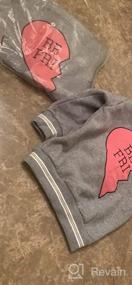 img 6 attached to ❤️ Fleece Jacket for Toddler Girls and Boys: Long Sleeve Outerwear with Best Friend Heart Print