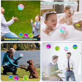 img 2 attached to Set of 4 Pop Stress Balls Fidget Toys - 3D Squeeze Ball 🎉 Bouncing Balls for Stress Relief and Hand Exercises - Ideal for Pop Party Favors