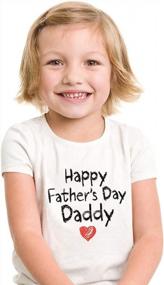 img 2 attached to 👨 Tstars Father's Day Gifts: Daddy Dad Shirts for Daughter and Son