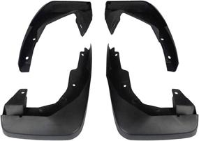 img 3 attached to 🚘 A-Premium Splash Guards Mud Flaps Mudguards for Honda CR-V 2007-2011 - Front & Rear 4-PC Set