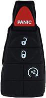 🔑 kawihen keyless entry key fob skin for chrysler town & country, dodge durango, grand caravan, journey, ram 1500/2500/3500, jeep grand cherokee | gq4-53t m3n5wy783x iyz-c01c logo