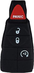 img 3 attached to 🔑 KAWIHEN Keyless Entry Key Fob Skin for Chrysler Town & Country, Dodge Durango, Grand Caravan, Journey, Ram 1500/2500/3500, Jeep Grand Cherokee | GQ4-53T M3N5WY783X IYZ-C01C