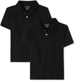 img 4 attached to 👕 Boys' Nautical Uniform Sleeve Tops, Tees & Shirts from the Children's Place