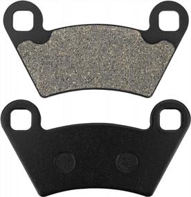 img 1 attached to Front & Rear Brake Pads Compatible With Polaris Ranger 500 800 900 2X4 4X4 Crew EV XP 500 Midsize Pursuit Electric RZR 4 800 RZR XP 900 - OuYi Brand.