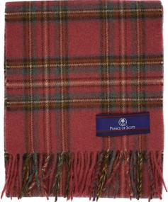 img 4 attached to 🧣 Scots Merino Tartan Stewart Men's Scarf Accessories by Prince