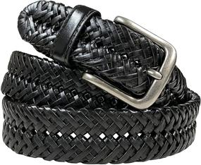 img 4 attached to 👗 Braided Genuine Leather Casual Women's Belts: Must-Have Accessories via 20154