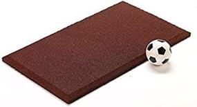 img 2 attached to IncStores 2 1/4 Inch Thick Outdoor Playground Mat Extra Thick Rubber Mat For Grip And Safety Around Backyard Swings, Slides, And Jungle Gyms 32" X 54