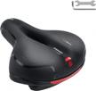 upgrade your ride with yesurprise comfort bike seat - dual shock absorbing rubber balls, memory foam, waterproof & universal fit for any bike logo