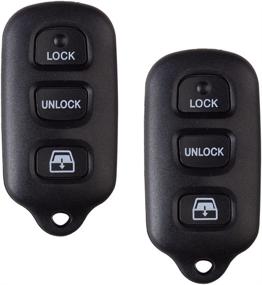 img 4 attached to 🔑 Enhance Your Toyota Experience with BESTHA 2 Key Fob Replacement - Compatible with Toyota 4Runner Sequoia keyless entry remotes HYQ12BBX, HYQ12BAN, HYQ1512Y