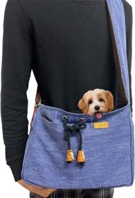 img 4 attached to Autlet Dog Sling Carrier: Hands-Free, Breathable Mesh Traveling Companion for Small Dogs and Cats – Adjustable, Safe & Stylish Pet Backpack