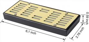 img 2 attached to Увлажнитель для сигар Golden Rectangle Foam для хьюмидоров - Mr.BoFly®
