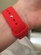 img 1 attached to Turquoise Soft Silicone Band For Apple Watch 38Mm - Compatible With Series 2, Series 1, And Sport Models - Stylish Replacement Band For Men And Women - VONTER Smart Watch Band Edition review by Chad Sorensen