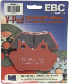 img 2 attached to 🔘 EBC Brakes FA400V Semi Sintered Disc Brake Pads, Black, Universal Fit