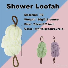 img 3 attached to GXBTOPGO Loofah Sponge Shower Scrubber