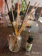 img 1 attached to Hossian Natural Rattan Reed Diffuser Sticks For Aroma Fragrance - Set Of 25 X 7" X 3Mm Primary Color Sticks With Refillable Glass Bottles And Reed Stick Replacements review by Jon Hill