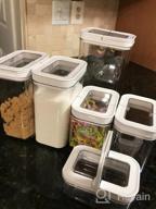 img 1 attached to 6 Piece Durable BPA-Free Acrylic Airtight Food Storage Containers With Innovative FLiPLOCK Handle Lid - Perfect For Pantry Organization! review by Mike Pettigrew