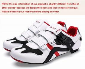 img 3 attached to Men'S Road Biking Shoes W/ Cleats Fit For Peloton, Look Delta SPD & SPD-SL Spin Sneakers