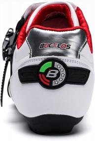 img 2 attached to Men'S Road Biking Shoes W/ Cleats Fit For Peloton, Look Delta SPD & SPD-SL Spin Sneakers