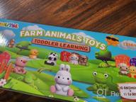 img 1 attached to 20 Piece Farm Animal Learning Toy Set For Toddlers - Develop Counting, Color Matching And Fine Motor Skills While Having Fun! review by Rob Sanchez