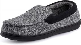img 4 attached to Stay Cozy And Odor-Free With RockDove Men'S Sherpa-Lined Slipper Featuring SILVADUR Technology