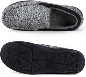 img 1 attached to Stay Cozy And Odor-Free With RockDove Men'S Sherpa-Lined Slipper Featuring SILVADUR Technology