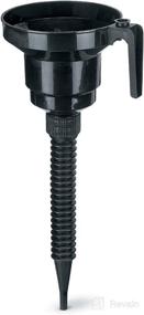 img 3 attached to LUMAX LX-1613 Black 1-1/2 Quart Multi-Purpose Combination Funnel: Versatile Tool for Auto, Marine, Farm, and Fleet Applications. Simplify Oil Changes and Power Steering Tasks!
