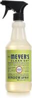 🍋 mrs. meyers clean day window spray, lemon verbena - effective 3 pack solution for sparkling windows logo