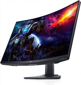 img 4 attached to Dell S2722DGM 27-inch Curved Monitor with 165Hz Refresh Rate, 2560X1440 Resolution, Anti-Glare Screen, Height Adjustment, and Flicker-Free Technology