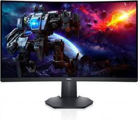 img 3 attached to Dell S2722DGM 27-inch Curved Monitor with 165Hz Refresh Rate, 2560X1440 Resolution, Anti-Glare Screen, Height Adjustment, and Flicker-Free Technology