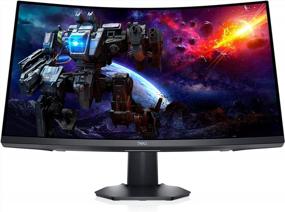 img 2 attached to Dell S2722DGM 27-inch Curved Monitor with 165Hz Refresh Rate, 2560X1440 Resolution, Anti-Glare Screen, Height Adjustment, and Flicker-Free Technology