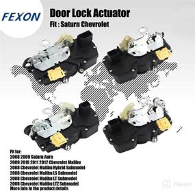 img 1 attached to 🔐 FEXON Door Lock Actuator Kit Replacement for Chevy Malibu 2009-2012, Saturn Aura 2008-2009 - Fits 4 Doors (931-310, 931-311, 931-334, 931-335)