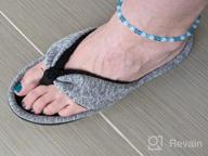img 1 attached to Cozy Thong Flip Flops For Women: Wishcotton'S Memory Foam Spa Slippers With Lightweight Summer Design review by Todd Fernandez