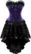 women's gothic burlesque steampunk renaissance corset skirt dress costume 3 logo