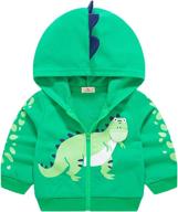 🦖 leexiang toddler dinosaur comfortable sweatshirt: stylish boys' fashion hoodies & sweatshirts logo