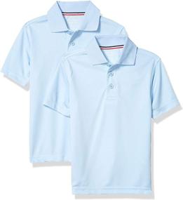 img 2 attached to Stretch Boys' Clothing - French Toast Short Sleeve Tops, Tees & Shirts