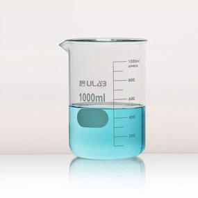 img 2 attached to ULAB Scientific 1000Ml Borosilicate Glass Beaker With Printed Graduation - Durable And Accurate For Lab Use (UBG1005)