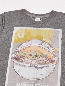 img 3 attached to Star Wars Peformance Charcoal Heather Boys' Clothing for Tops, Tees & Shirts