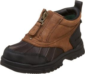 img 4 attached to Ralph Lauren Toddler Little Rugged Boys' Shoes for Boots