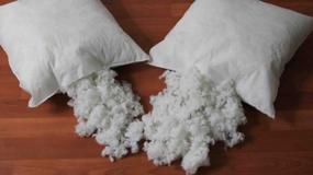 img 1 attached to Premium Polyester Fiber Fill for Re-Stuffing Pillows, Stuffed Toys, Quilts, Paddings, Poufs, Fiberfill, Stuffing, Filling White - Sale! (1 LB / 16 Ounce)