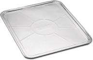 🔥 durable 10-pack foil oven liners by dcs deals - for a spotless and hygienic oven - ideal silver drip pan tray for cooking, baking, roasting, and grilling - 18.5x15.5 inch логотип