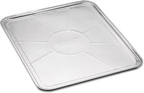 img 3 attached to 🔥 Durable 10-Pack Foil Oven Liners by DCS Deals - For a Spotless and Hygienic Oven - Ideal Silver Drip Pan Tray for Cooking, Baking, Roasting, and Grilling - 18.5x15.5 inch