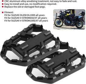 img 3 attached to Ymiko Motorcycle Footpegs Footrests Footrest Motorcycle & Powersports