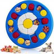 smart dog puzzle toys - interactive game for iq training & mental enrichment, slow feeding and aid digestion - food puzzle feeder for dogs - improve pet's intelligence and behavioral skills logo
