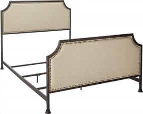 img 2 attached to Upgrade Your Bedroom With The Pulaski Industrial Queen Metal Bed In Cream